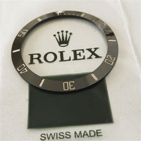 rolex diamond bezel replacement|genuine Rolex submariner bezel insert.